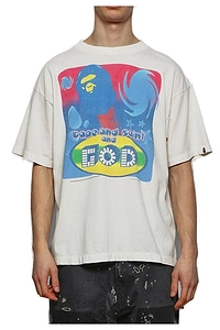 Saint Mxxxxxx A Bathing Ape God Crewneck T-Shirt