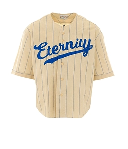 Saint Mxxxxxx Eternity Striped Baseball Shirt