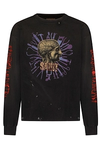 Saint Mxxxxxx Graphic Printed Crewneck T-Shirt