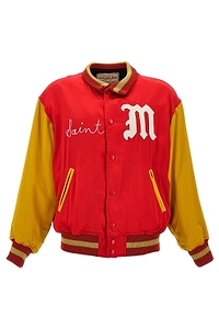 Saint Mxxxxxx Buttoned Bomber Jacket