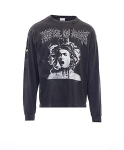 Saint Mxxxxxx Graphic Long Sleeve T-Shirt
