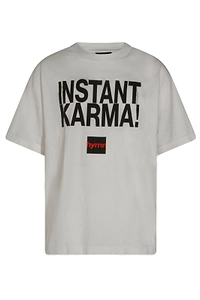 Saint Mxxxxxx Instant Karma Print T-Shirt