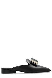 Double-Bow Slip-On Mules