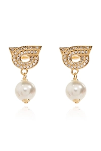 Ferragamo Gancini Embellished Earrings