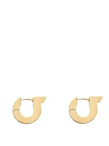 Ferragamo Gancini Embellished Earrings