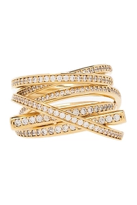 Ferragamo Gancini Embellished Ring