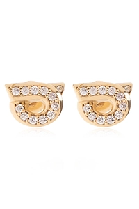 Ferragamo Gancini Embellished Earrings