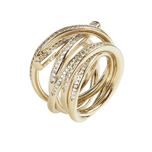 Ferragamo Gancini Embellished Ring