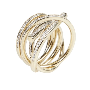 Ferragamo Gancini Embellished Ring
