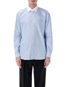 Salvatore Piccolo Alberto Contrast Collar Shirt