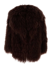 Salvatore Santoro Shawl-Collar Faux Fur Jacket