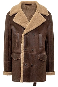 Shearling Trim Jacket