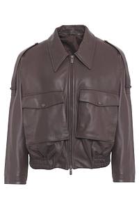 Salvatore Santoro Zip-Up Leather Jacket
