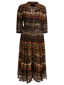 Samantha Sung Aster Belted Midi Dress