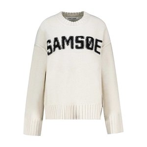SamsØE SamsØE Logo Knitted Sweater