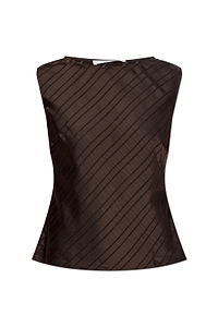 Saagne Textured Sleeveless Top