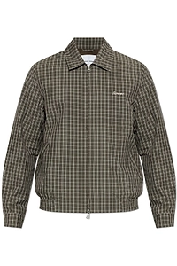 SamsØE SamsØE Sabeck Checked Zip Jacket