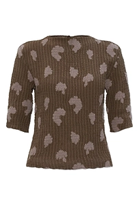 Safrida Textured Pattern Top