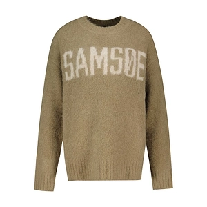 SamsØE SamsØE Sajeanne Logo Knitted Sweater