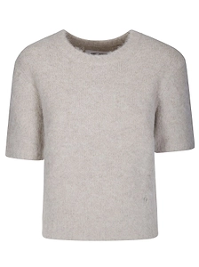 SamsØE SamsØE Sajeanne Short-Sleeve Knitted Top