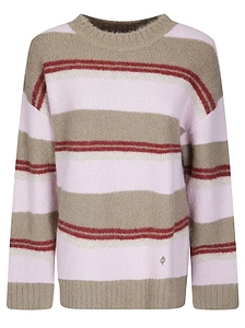 SamsØE SamsØE Sajeanne Striped Knitted Sweater