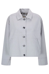 Sakelly Cropped Button Jacket