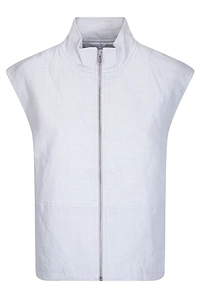 Sakaila Zip Front Vest Jacket