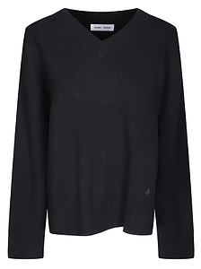 Salissy V-Neck Knitted Sweater