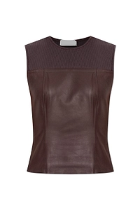 Sapia Sleeveless Panelled Top