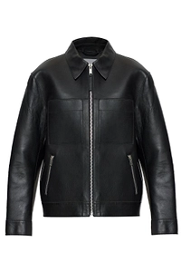 Sastevie Pocket Leather Jacket