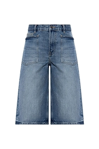 SamsØE SamsØE Saveyra Denim Bermuda Shorts