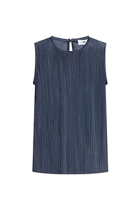 Sauma Pleated Sleeveless Top