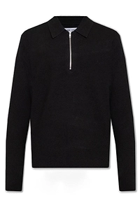SamsØE SamsØE Guna Half-Zip Knitted Polo Shirt