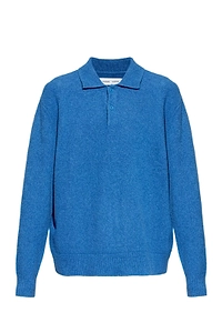 SamsØE SamsØE Sanino Polo-Collar Knitted Sweater