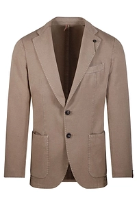 Santaniello Single-Breasted Cotton Blazer