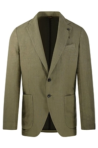 Santaniello Slim Single-Breasted Blazer