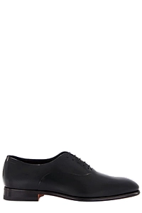 Santoni Almond Toe Oxford Shoes