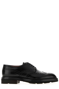 Santoni Brogue Lace-Up Shoes