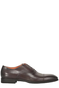 Santoni Cap-Toe Lace-Up Shoes