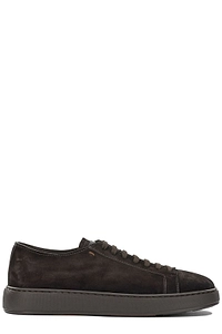 Santoni Damps Suede Low-Top Sneakers