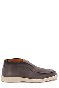 Santoni Desert Round Toe Slip-On Boots