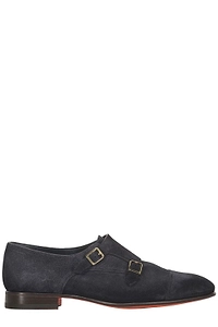 Santoni Double-Buckle Loafers