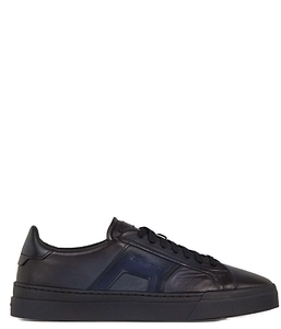 Santoni Double Buckle Lace-Up Sneakers