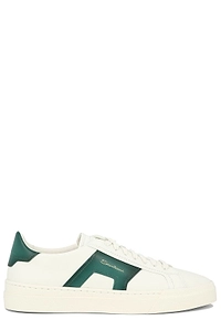 Santoni Double Buckled Lace-Up Sneakers