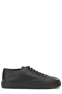 Santoni Dumps Hammered Low-Top Sneakers