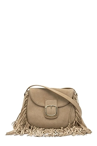 Santoni Fringed Buckle Crossbody Bag