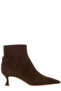 Santoni Giulie Kitten Heel Ankle Boots