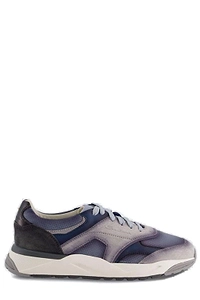Santoni Logo Embossed Lace-Up Sneakers