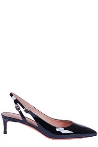 Santoni Low-Heel Slingback Pumps