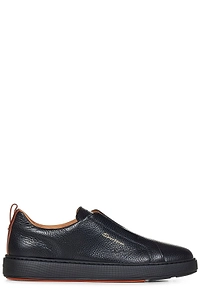 Santoni Logo Printed Slip-On Sneaker